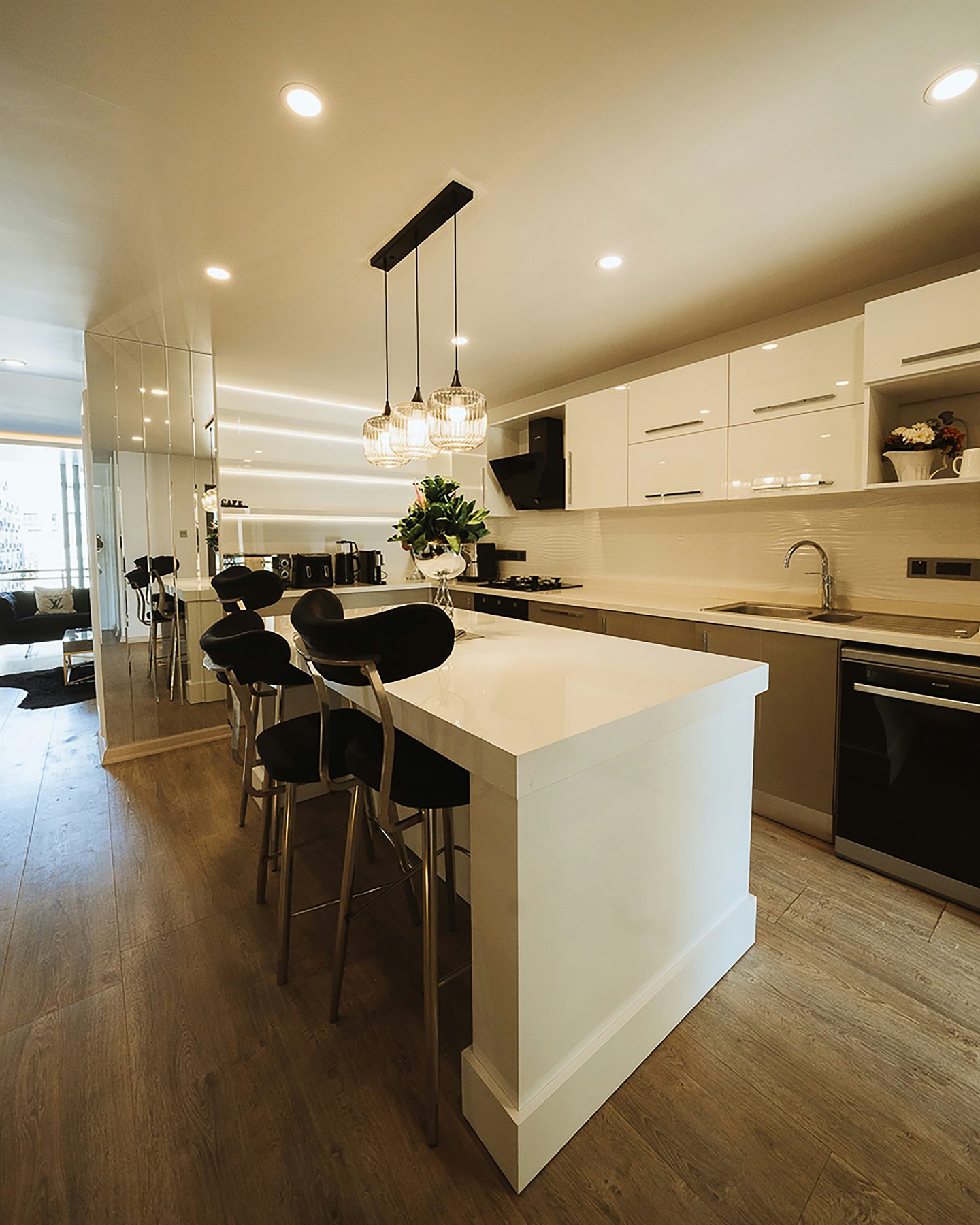 Bright kitchen interior in a residential property